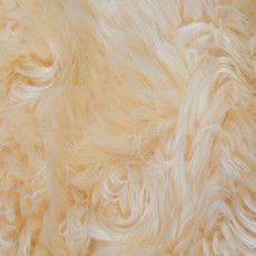 Square Sheepskin Chair Pad - Champagne