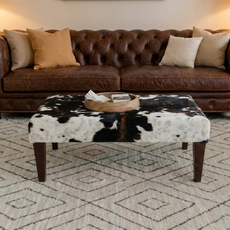 3ft x 2ft Cowhide Footstool / Ottoman FST26-002