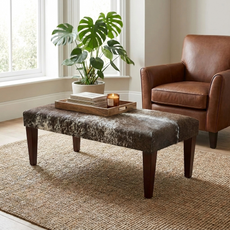4ft x 2ft Cowhide Footstool / Ottoman FST26-011