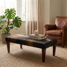  4ft x 2ft Cowhide Footstool / Ottoman FST26-015