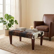 3ft x 2ft Cowhide Footstool / Ottoman FST26-020