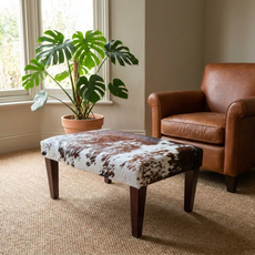  3ft x 2ft Cowhide Footstool / Ottoman FST26-021