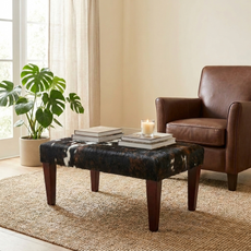 3ft x 2ft Cowhide Footstool / Ottoman FST26-022