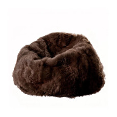 Sheepskin Beanbag - Chocolate