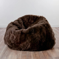 Sheepskin Beanbag - Chocolate