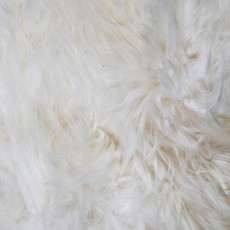 XXL White/Ivory Single Sheepskin Rug