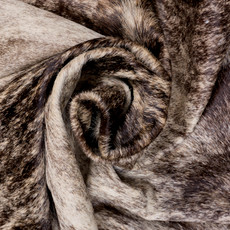 Dappled Brown And Cream Cowhide Rug NOV26-008 (230cm x 200cm)