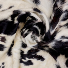 Textured Dark Brown And Cream Cowhide Rug NOV26-024 (200cm x 190cm)