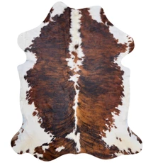 Brown And White  Cowhide Rug NOV26-051 (220cm x 180cm)