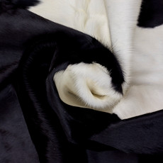 Black And White Cowhide Rug NOV26-078 (220cm x 220cm)
