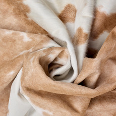 Pale Brown And White Cowhide Rug NOV26-103 (250cm x 210cm)