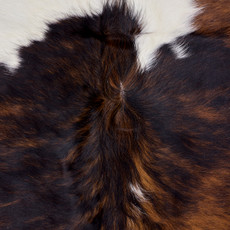 Brown And White Cowhide Rug NOV26-131 (200cm x 190cm)