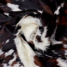 Black, Brown And White Cowhide Rug NOV26-172 (200cm x 200cm)