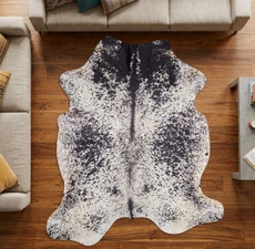 Black And White Cowhide Rug NOV26-219 (220cm x 200cm)