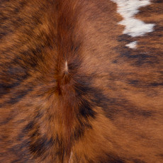 Brown And White Cowhide Rug NOV26-225 (200cm x 190cm)