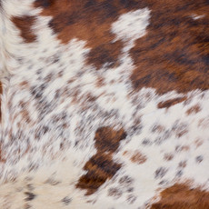 Brown And White Cowhide Rug NOV26-225 (200cm x 190cm)