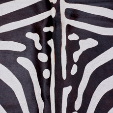 Black And Cream Zebra Cowhide Rug NOV26-234 (230cm x 200cm)