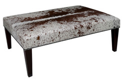 Cowhide Footstool / Ottoman