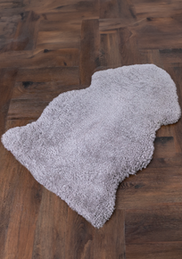 Grey Shearling Sheepskin Rug