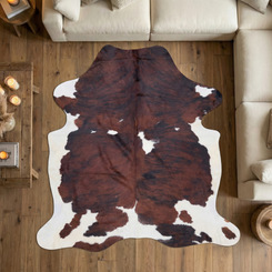 Cowhide Rug DEC25-013 (210cm x 210cm)