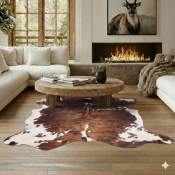 Cowhide Rug DEC25-050 (210cm x 200cm)