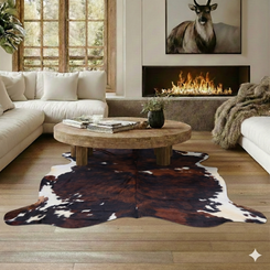 Cowhide Rug DEC25-067 (240cm x 210cm)