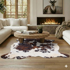 Cowhide Rug DEC25-072 (210cm x 200cm)