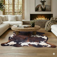 Cowhide Rug DEC25-079 (230cm x 220cm)