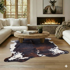 Cowhide Rug DEC25-081 (230cm x 210cm)