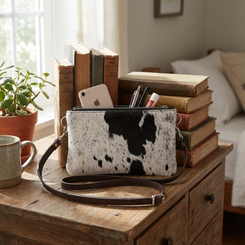 Cowhide Shoulder Bag DRB26-006 (15cm x 23cm)