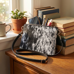 Large Cowhide Shoulder Bag LDRB026-013 (19cm x 23cm)