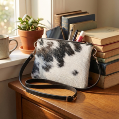 Large Cowhide Shoulder Bag LDRB026-024 (19cm x 23cm)