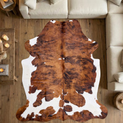 Cowhide Rug FEB26-062 (200cm x 180cm)