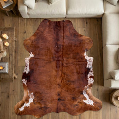 Cowhide Rug FEB26-097 (190cm x 190cm)
