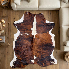 Cowhide Rug FEB26-112 (210cm x 190cm)