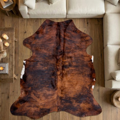 Cowhide Rug FEB26-126 (180cm x 170cm)