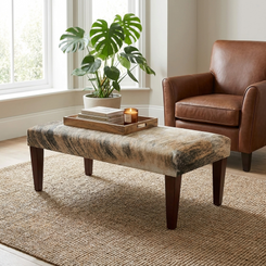 4ft x 2ft Cowhide Footstool / Ottoman FST26-009