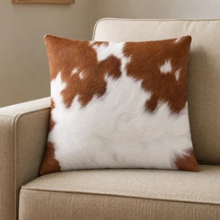 Cowhide Cushion LCUSH26-002 (50cm x 50cm)