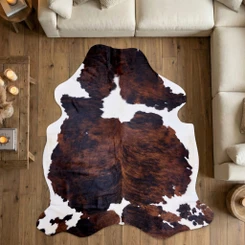 Cowhide Rug AUG26-075 (210cm x 200cm)
