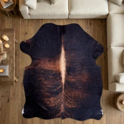 Cowhide Rug AUG26-087 (180cm x 160cm)