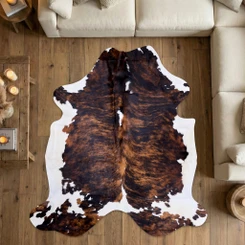 Cowhide Rug AUG26-124 (210cm x 190cm)