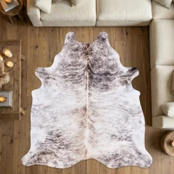Cowhide Rug AUG26-170 (225cm x 210cm)