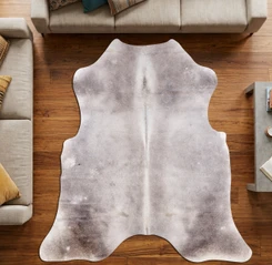 Light  Brown Cowhide Rug NOV26-139 (200cm x 190cm)