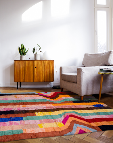 Embrace the Vibrant Beauty of Coloured Berber Rugs: A Splash of Joy for Your Home