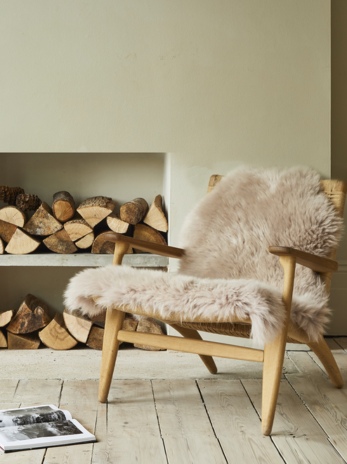 Oyster Single Sheepskin Rug - SINGLEOYST