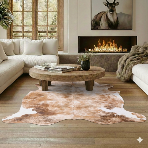 Cowhide Rug FEB25-127 (240cm x 210cm)
