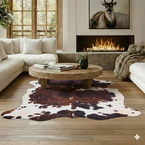 Cowhide Rug DEC25-015 (210cm x 190cm)