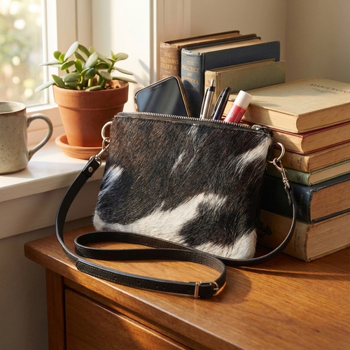 Large Cowhide Shoulder Bag LDRB026-006 (19cm x 23cm)