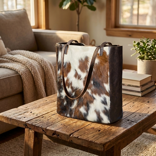 Cowhide Tote Bag TOTE26-012