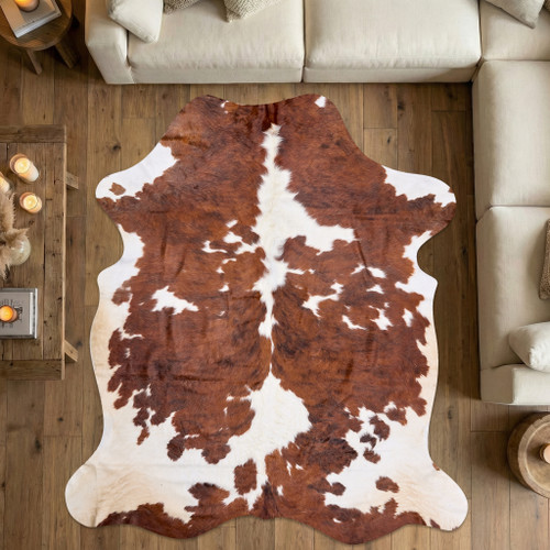 Cowhide Rug FEB26-037 (210cm x 200cm)